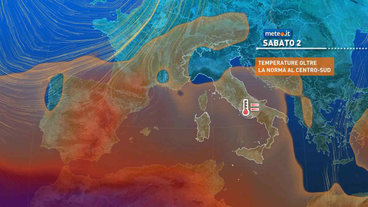 Meteo, 2 ottobre con poche piogge e clima mite