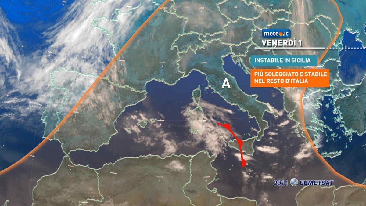 Meteo, 1 ottobre in prevalenza soleggiato con clima mite