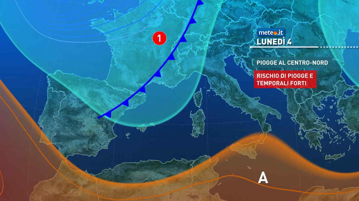 Meteo, 4 ottobre di forte maltempo: attenzione al rischio nubifragi