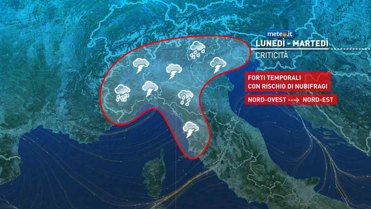 Meteo, arriva l'autunno. Lunedì 4 ottobre intensa perturbazione