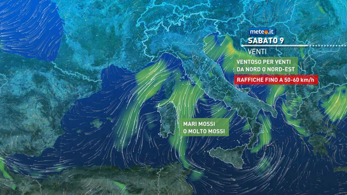 Meteo, oggi sabato 9 ottobre, ancora instabile al Sud