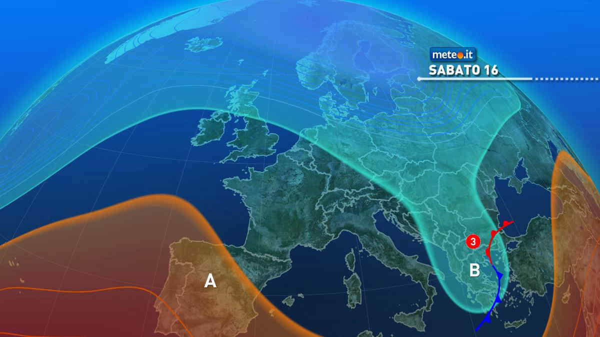 Meteo, weekend del 16-17 ottobre con alta pressione e rialzo termico