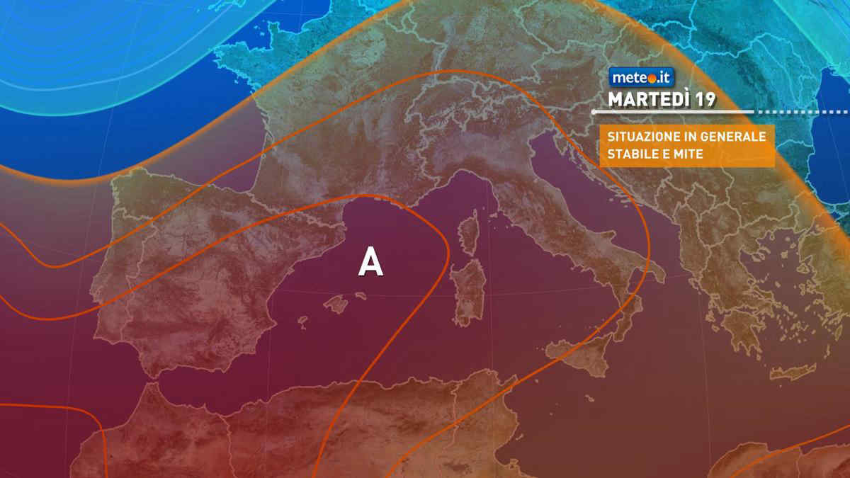 Meteo, alta pressione protagonista anche dopo lunedì 18 ottobre