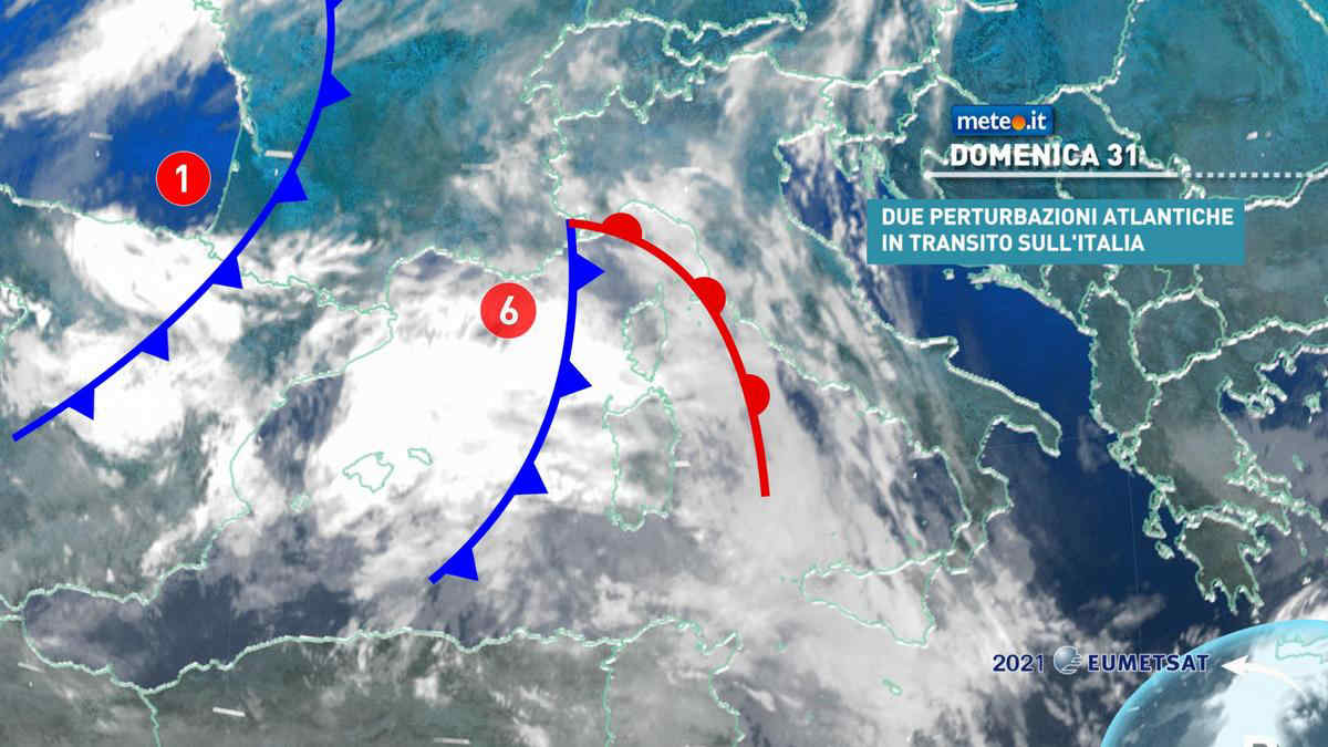 Meteo, ponte di Ognissanti con maltempo e forti venti