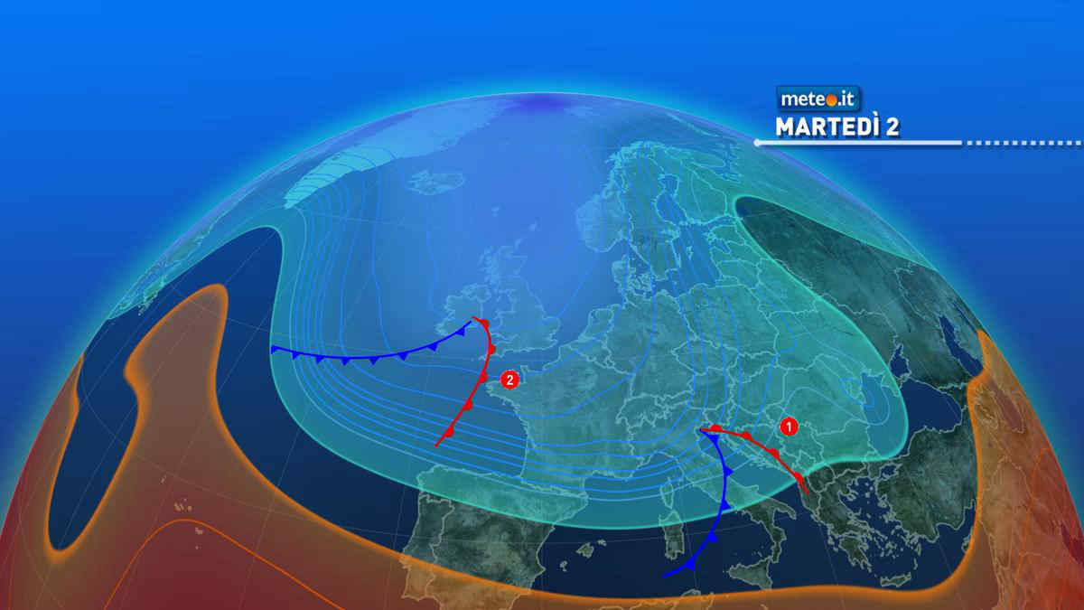 Meteo 2 novembre: parziale tregua dal maltempo, ma durerà poco