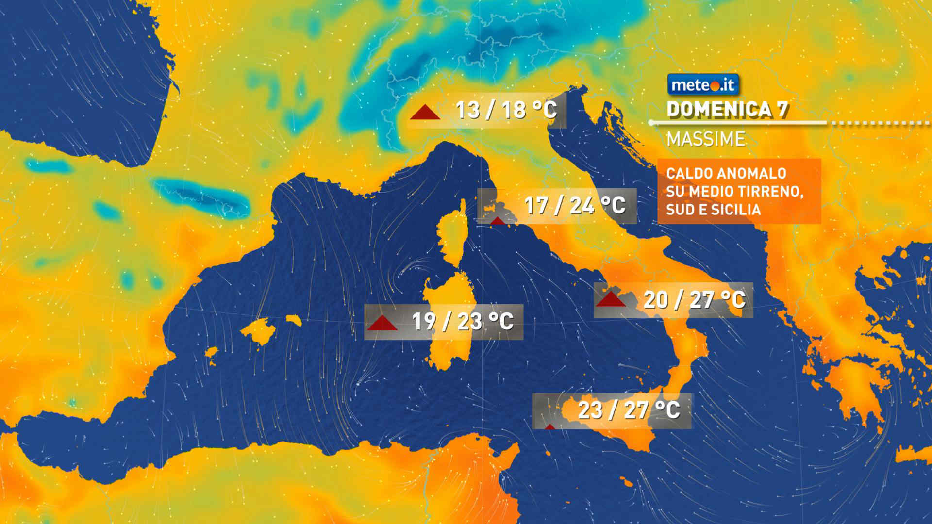 Meteo, oggi domenica 7 novembre, più sole anche al Centro-Sud