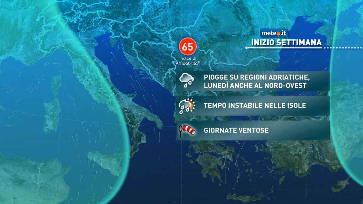 Meteo, alta pressione lontana dall'Italia nella settimana del 15-19 novembre