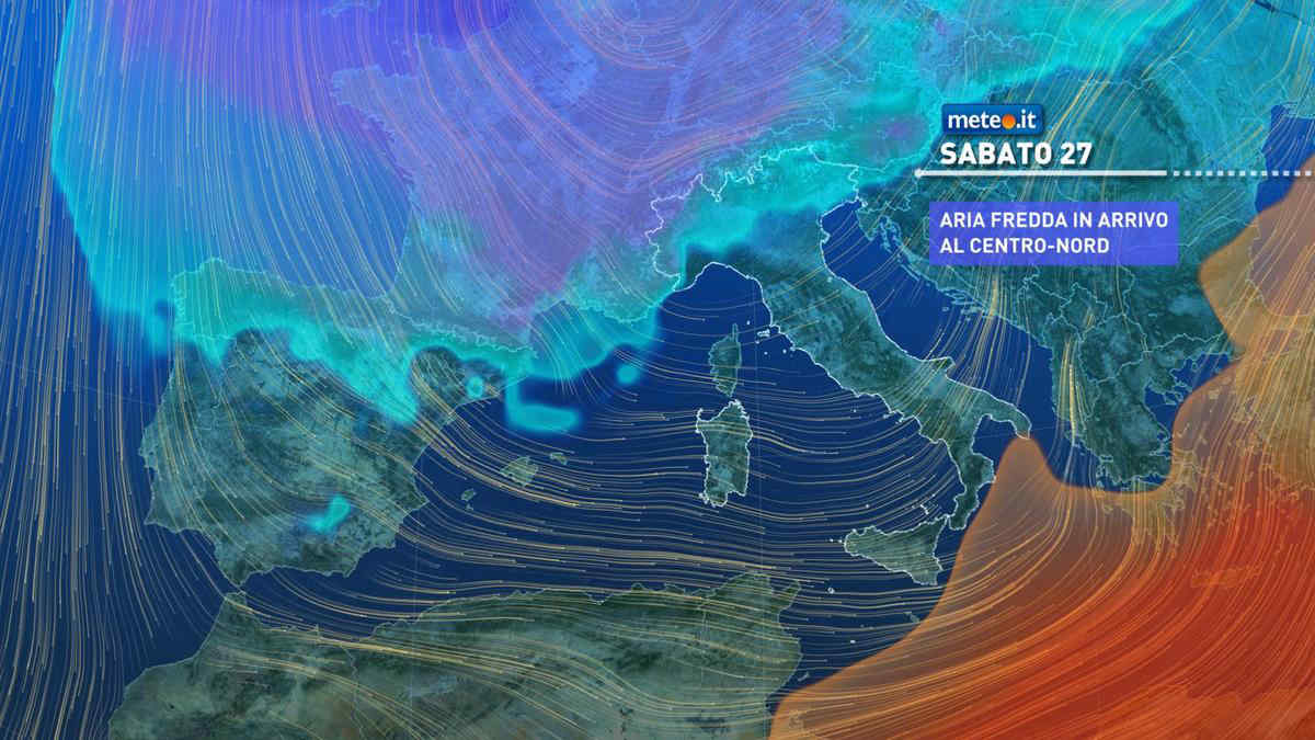 Meteo, nel weekend del 27-28 novembre assaggio di inverno. Maltempo e neve