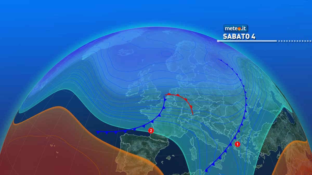 Meteo, primo weekend di dicembre con maltempo invernale