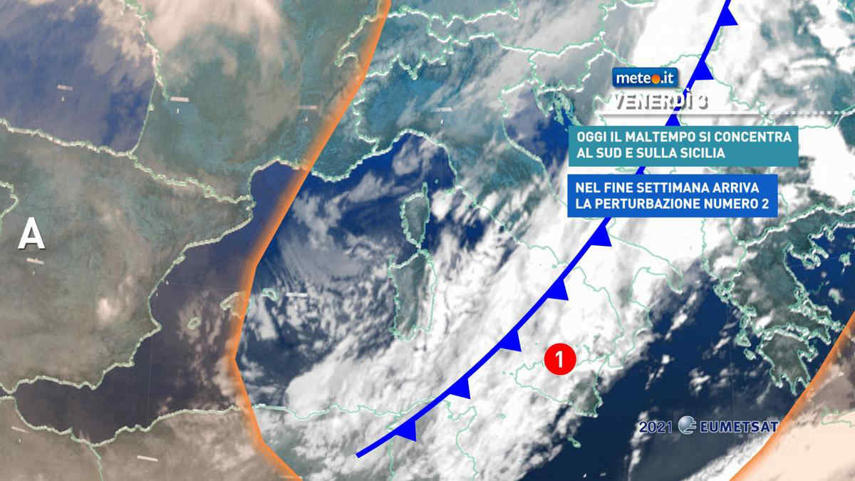 Meteo, inizio dicembre con piogge e aria artica