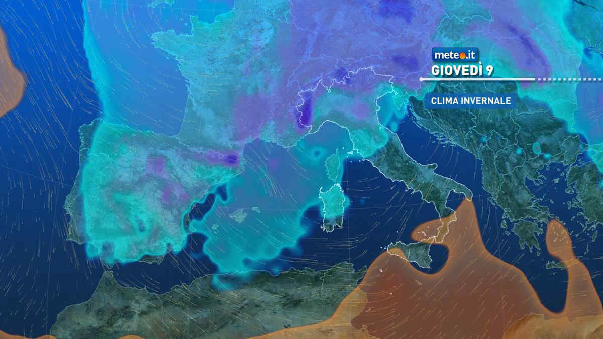 Meteo, dopo la neve dell'Immacolata arrivano freddo e gelate