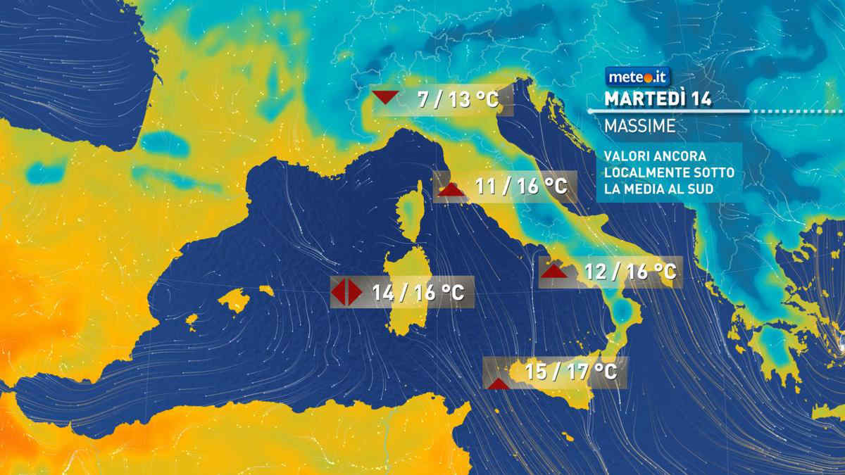 Meteo, previsione per oggi in Italia, fonte meteo.it
