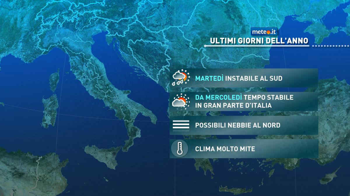 Meteo Capodanno: come sarà il tempo negli ultimi giorni del 2021? Gli ultimi aggiornamenti