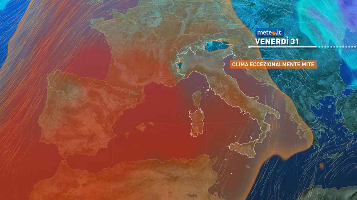 Meteo, San Silvestro con l'Anticiclone Africano: caldo anomalo ma anche rischio nebbia