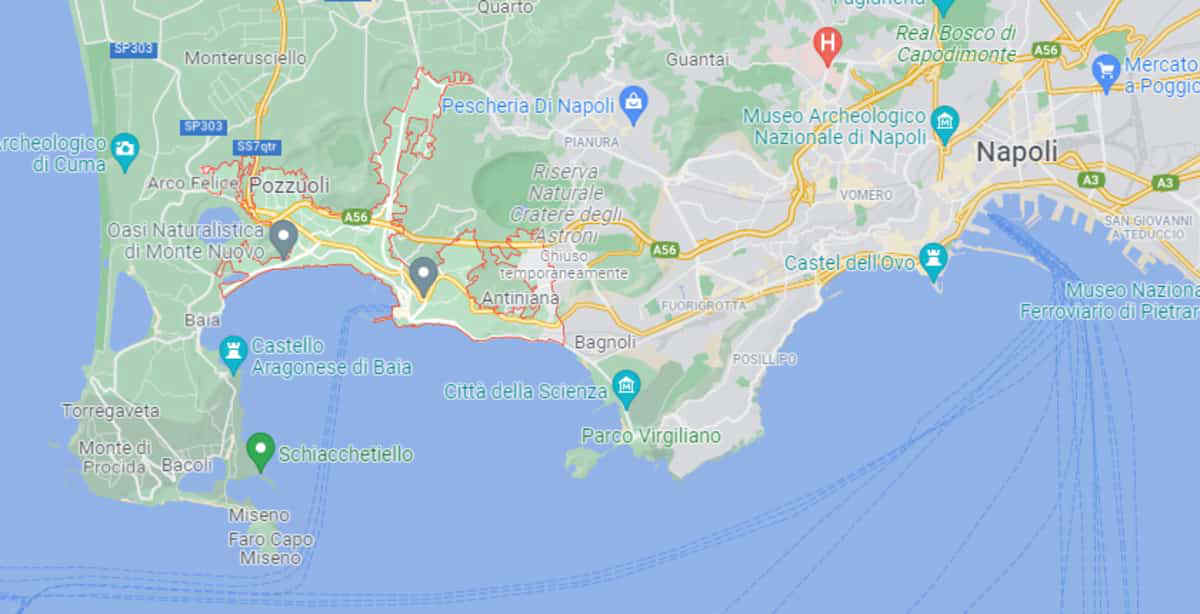 Terremoto nei Campi Flegrei, scossa di terremoto avvertita da Napoli a Pozzuoli