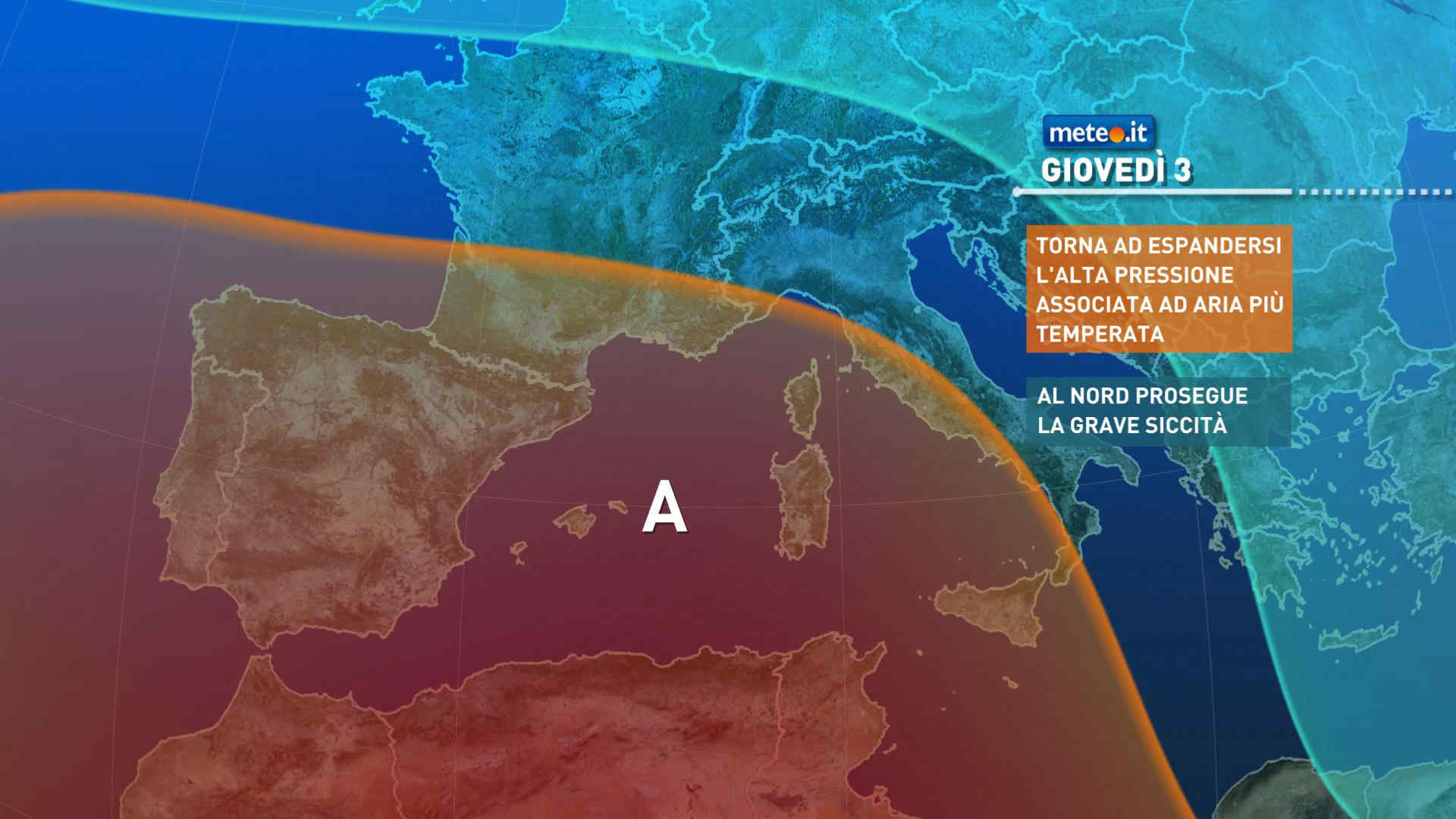 Meteo, 3 febbraio stabile con temperature sopra le medie