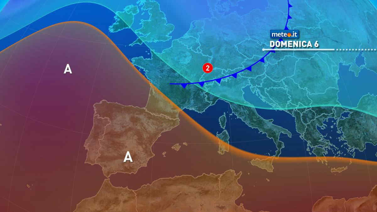 Meteo, dalla sera di domenica 6 fronte freddo sull'Italia: lunedì 7 maltempo al Centro-Sud