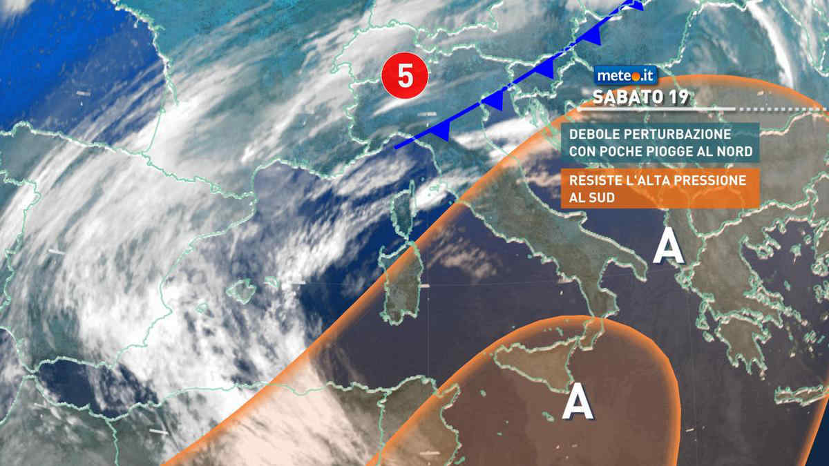 Meteo 19 febbraio, qualche pioggia al Nord e caldo anomalo