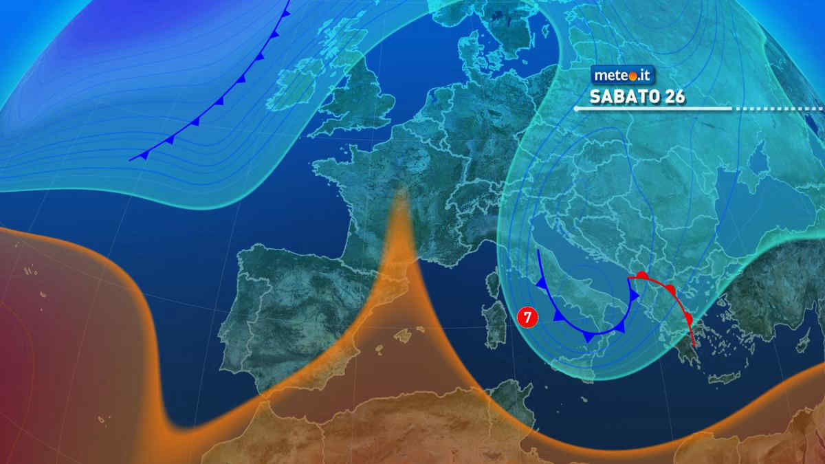 Meteo, weekend di carnevale con piogge, neve e forti venti