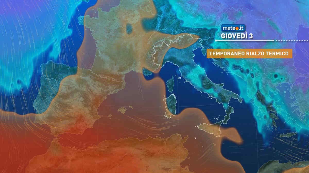 Meteo: giovedì 3 tregua dal maltempo ma un fronte freddo è in arrivo