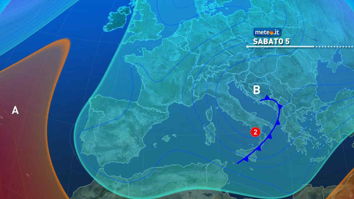 Meteo, weekend del 5 e 6 marzo Italia divisa in due: sole al Nord, pioggia e neve al Centro-Sud