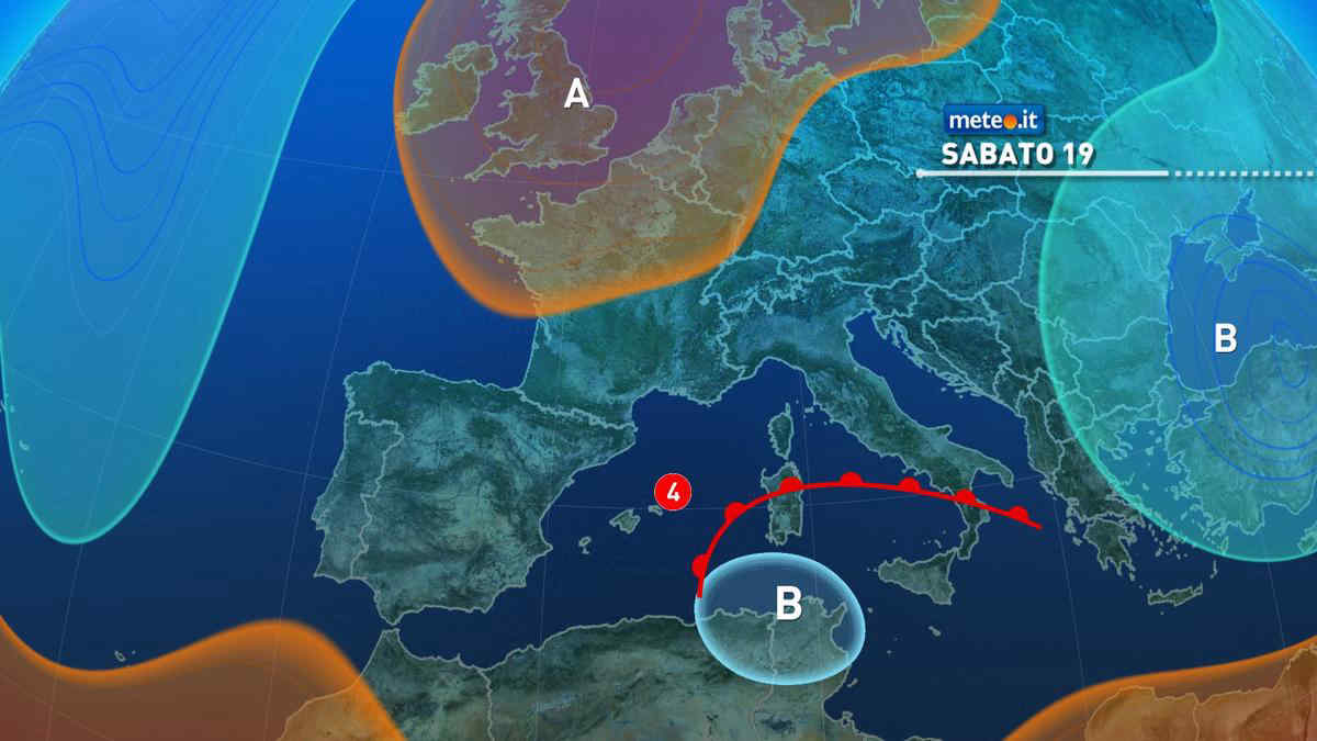 Meteo, 19 marzo con maltempo localmente intenso: le zone a rischio