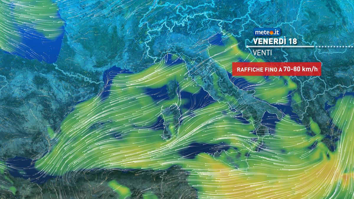 Meteo, oggi venerdì 18 marzo, qualche pioggia al Sud e Isole. Aria fredda in vista