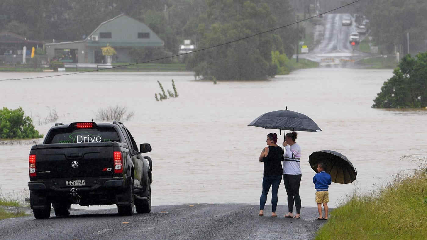 L'alluvione del Queensland in Australia: le immagini del disastro in timelapse