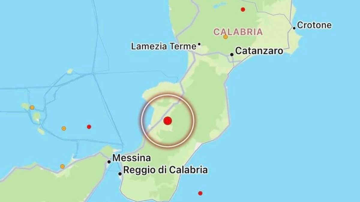 Terremoto di magnitudo 3.3 in provincia di Reggio Calabria, a Feroleto della Chiesa