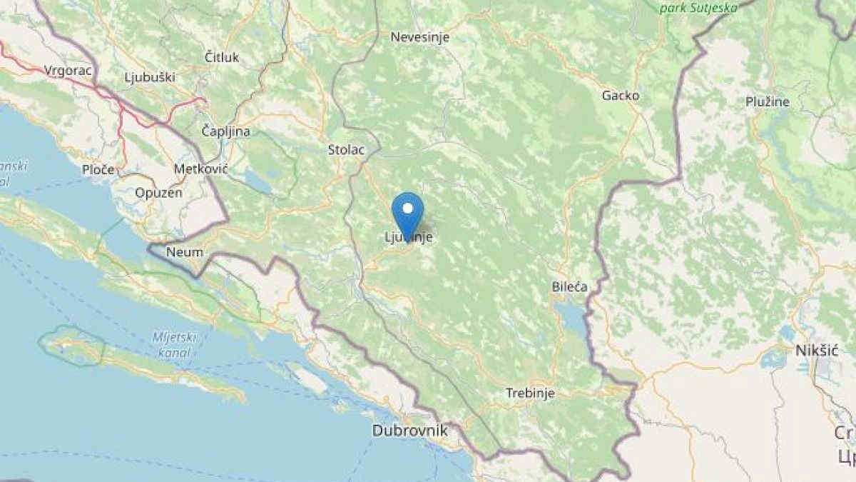 Trema ancora la terra in Bosnia, terremoto magnitudo 5.1, scossa avvertita anche in Italia