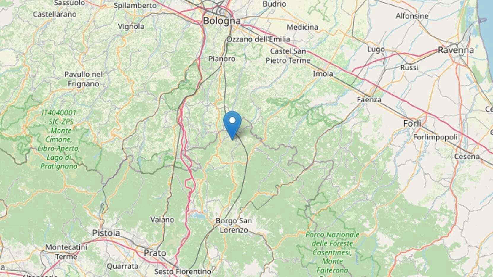 Terremoto a Firenzuola, magnitudo 3.8. La terra trema tra Toscana e Emilia Romagna: la situazione