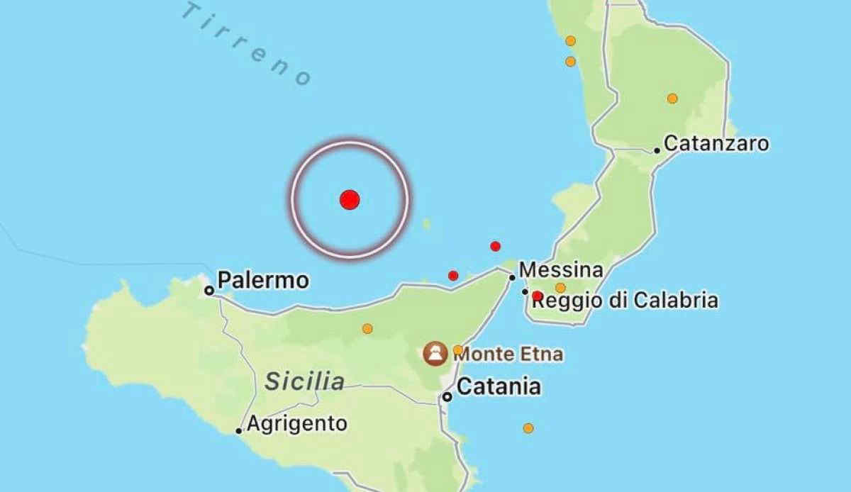 Terremoto alle Eolie e a Lampedusa, scosse di magnitudo 3.8 e 3.6