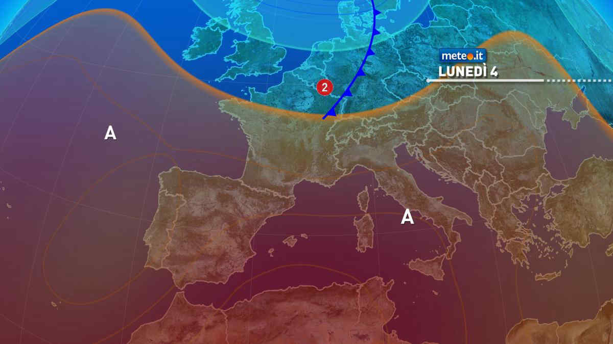 Meteo, 4 luglio tra caldo rovente e rischio di forti temporali