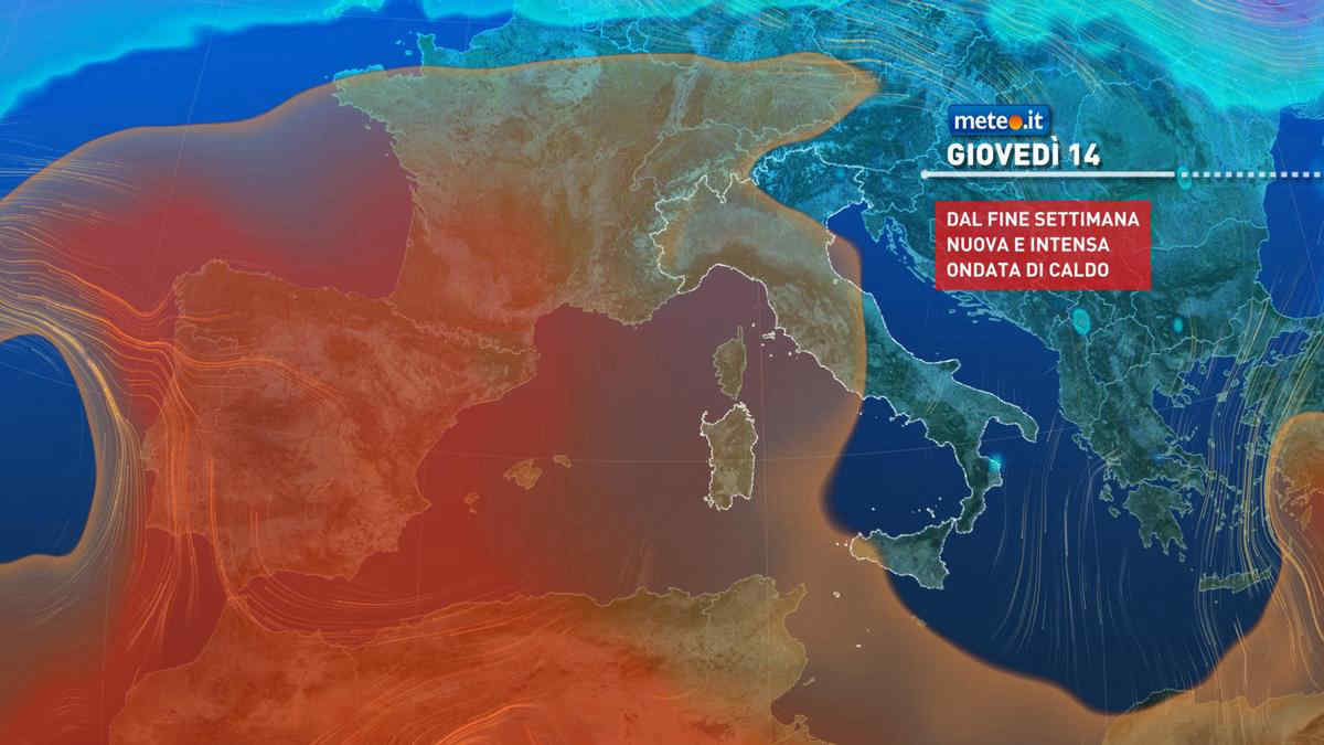 Meteo, dal 14 luglio torna la canicola: intensa ondata di caldo sull'Italia
