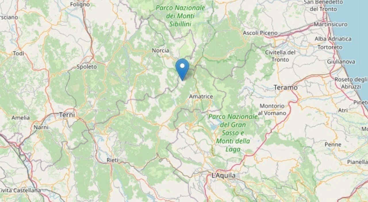 Terremoto oggi al confine tra Marche, Lazio e Umbria: magnitudo 3.2: la situazione