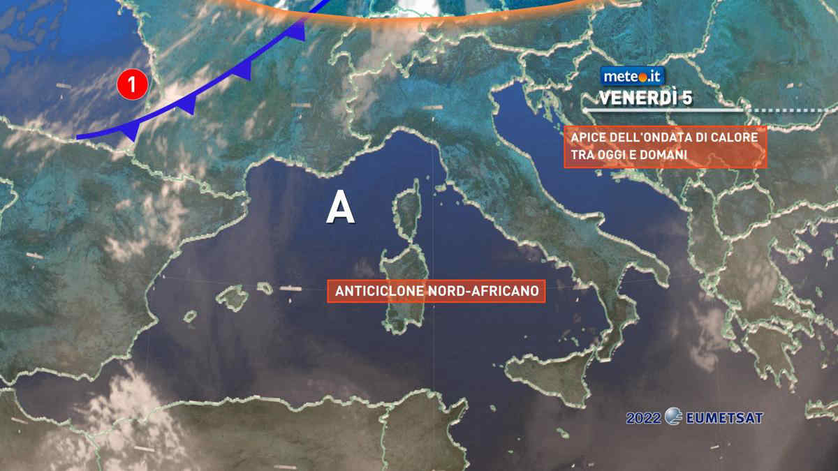 Meteo, apice del caldo africano: a Firenze si sfioreranno i 40 gradi