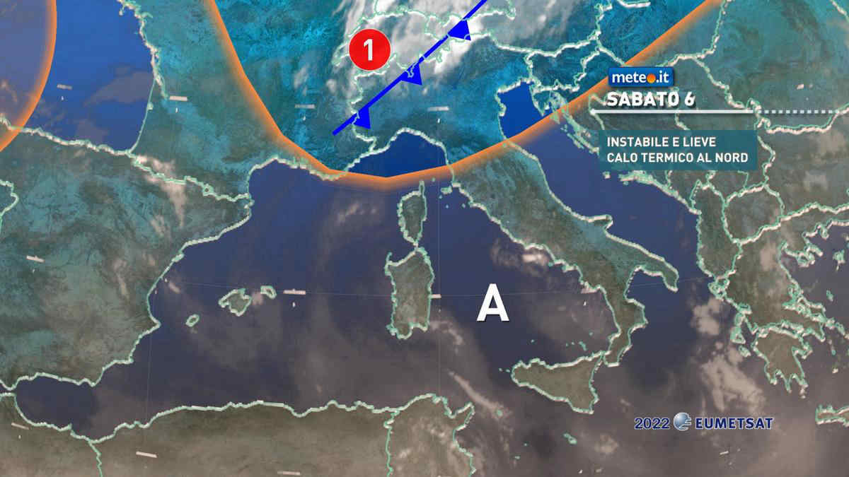 Meteo: nel weekend del 6-7 agosto Italia divisa tra caldo intenso e violenti temporali. Alto il rischio grandine, ecco dove