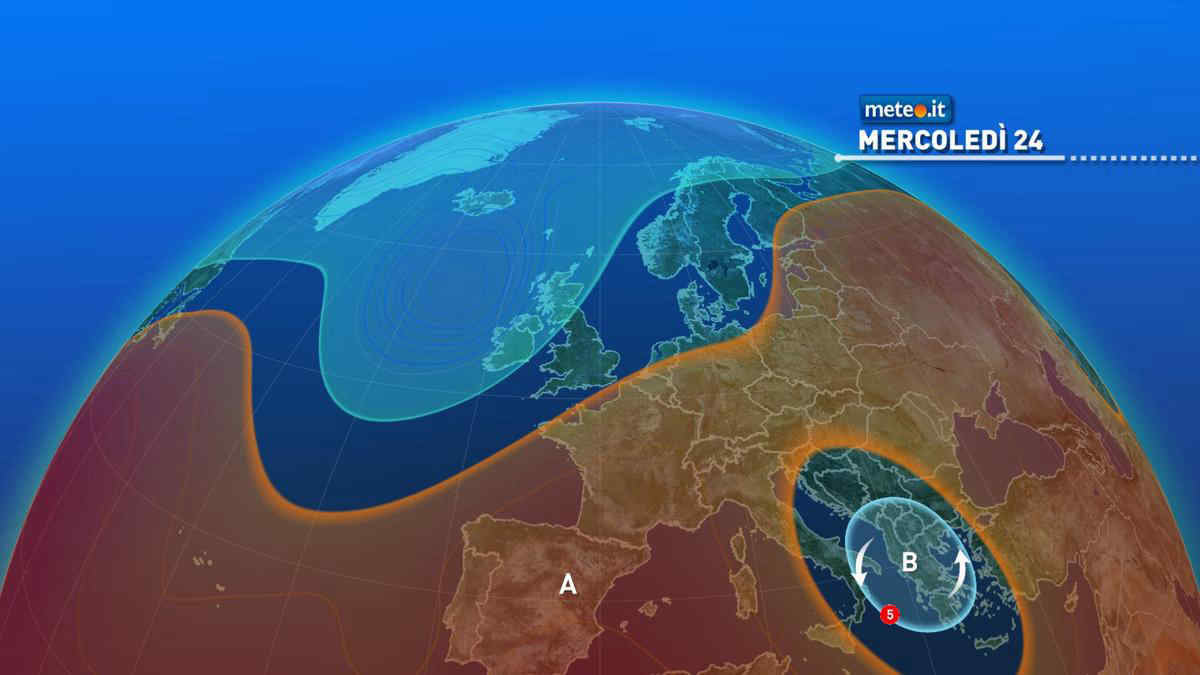 Meteo, 24 agosto ancora instabile al Sud e in Sicilia