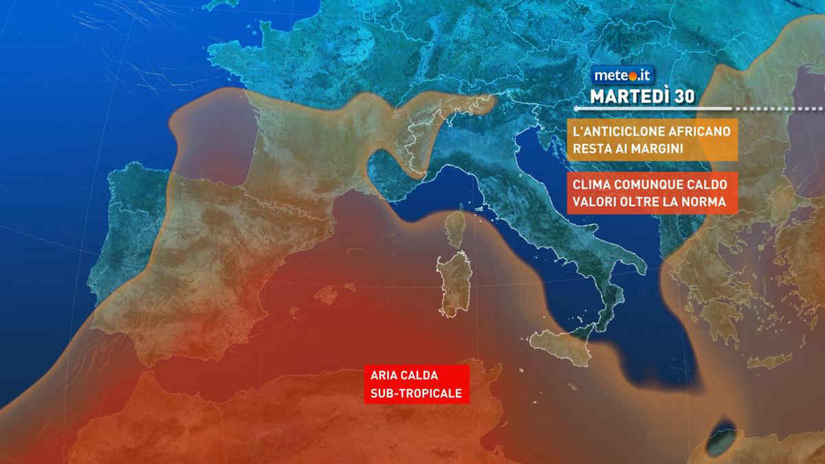 Meteo, fine dell'estate meteorologica segnata da nuovi temporali: la tendenza per fine agosto e inizio settembre