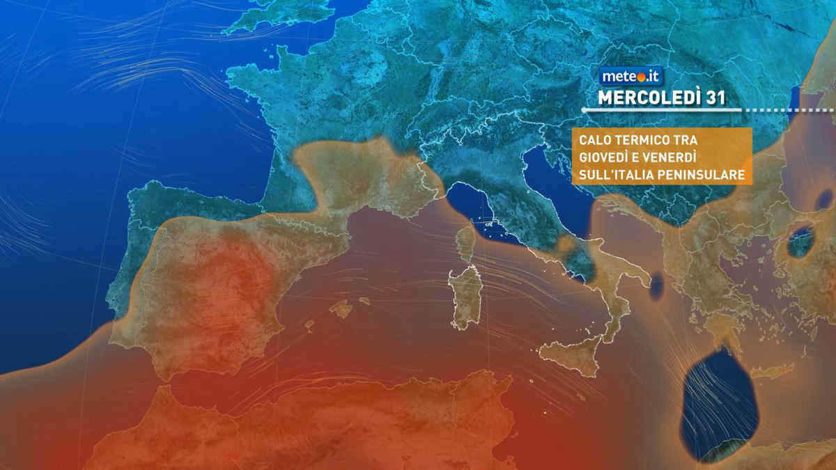 Meteo: 31 agosto instabile. Giovedì 1 settembre nuova fase di maltempo