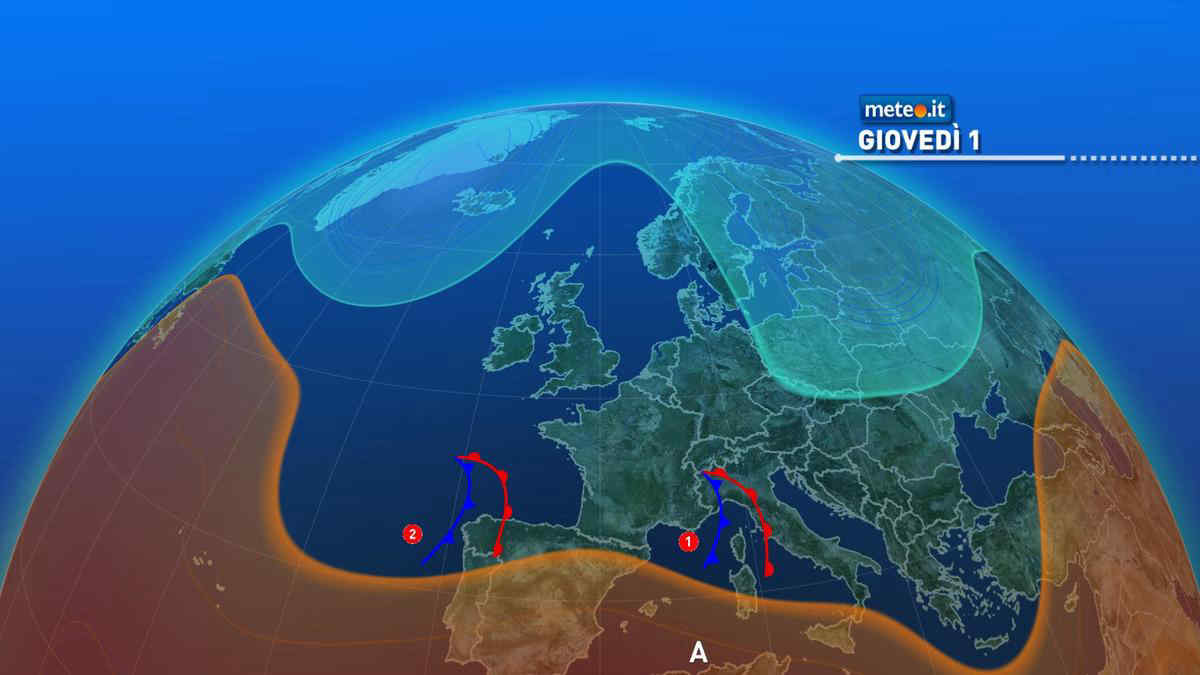 Meteo: via vai di perturbazioni a inizio settembre. Breve tregua venerdì 2