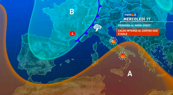Meteo, 17-18 agosto con Italia divisa: nubifragi al Centro-nord e caldo al Sud