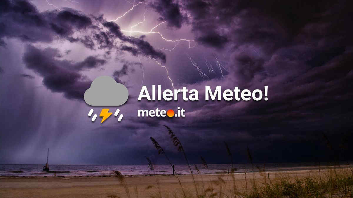 Allerta meteo gialla 9 agosto per rischio temporali e idraulico: 10 regioni a rischio