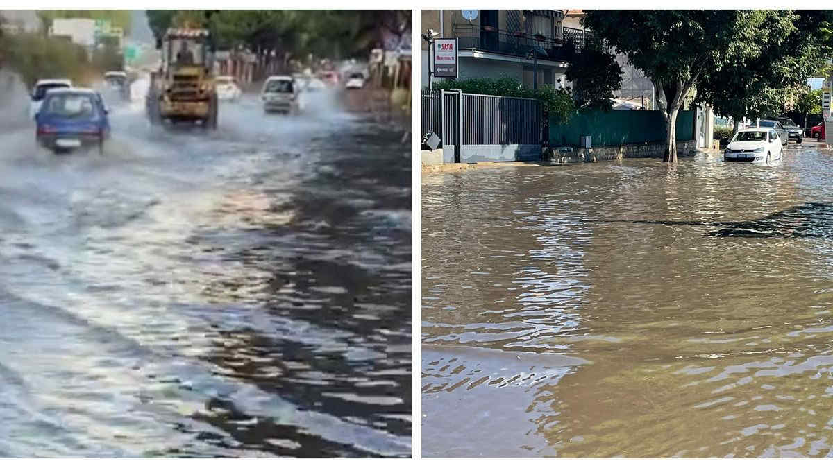 Maltempo in Sicilia, strade allagate e automobilisti soccorsi: danni e disagi su tutta l'isola | Foto e Video