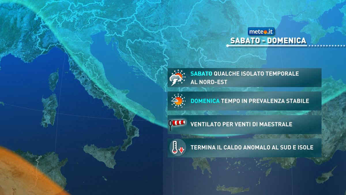 Meteo: nel weekend migliora il tempo. Il caldo intenso insiste in Sicilia