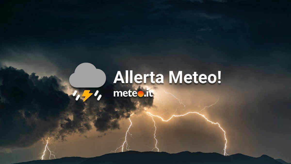 Allerta meteo arancione e gialla 8 settembre in 14 regioni: rischio temporali dalla Lombardia alla Campania