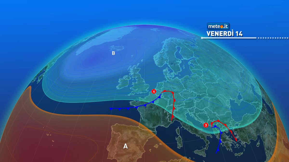 Meteo, venerdì 14 ottobre ultime piogge al Sud