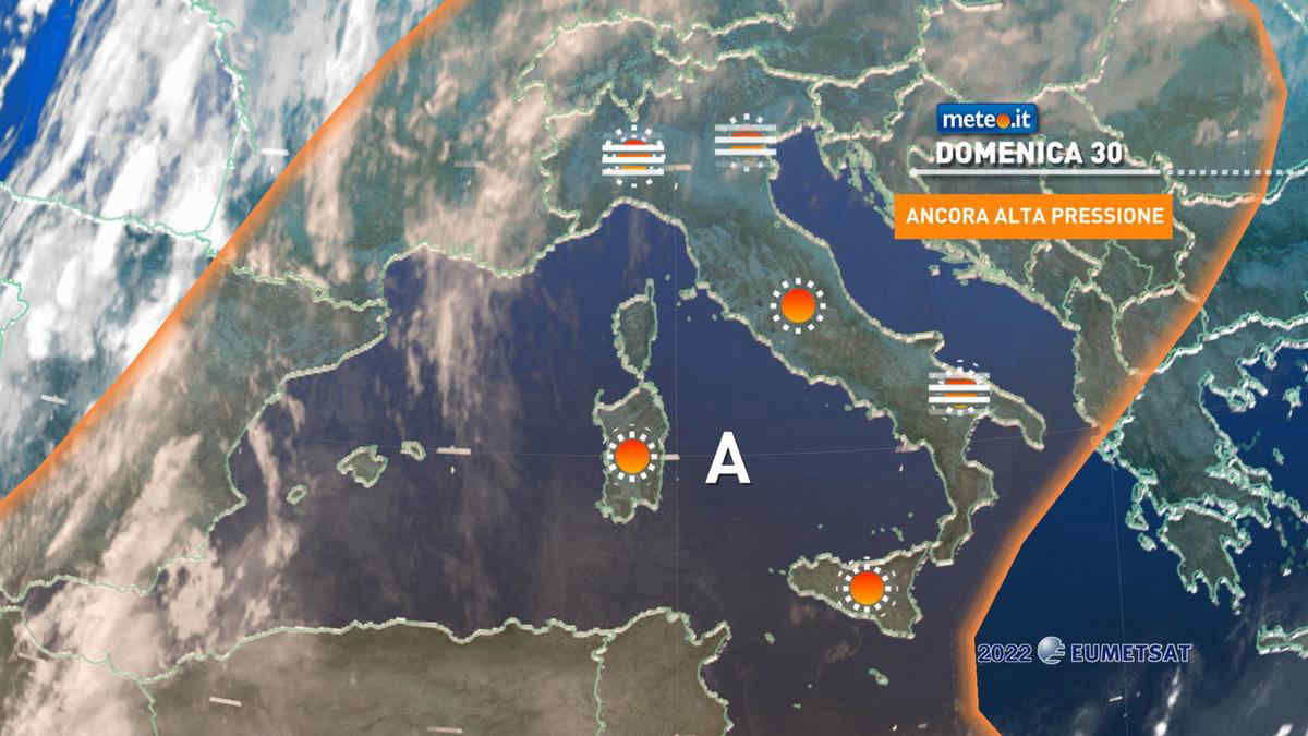 Meteo, tra domenica e Halloween insiste il caldo anomalo, ma ci sono cambiamenti in vista