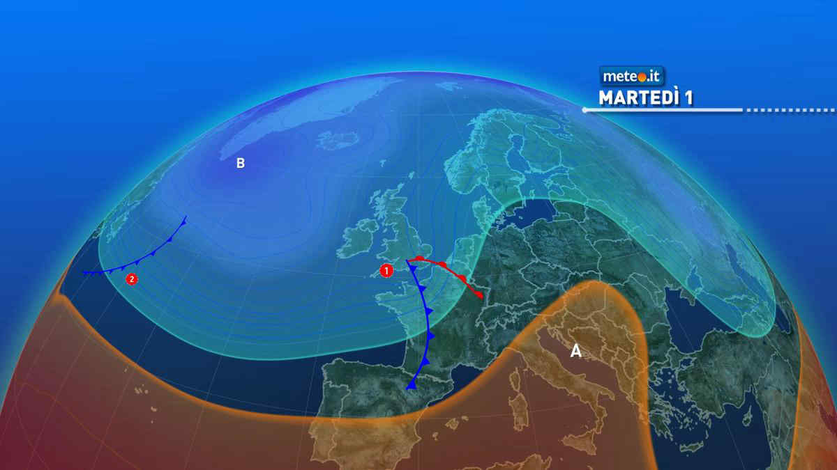 Meteo: cede l'Anticiclone! Ognissanti con pioggia al Nord e lieve calo termico