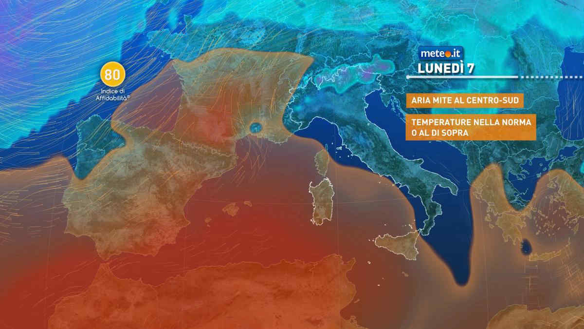 Meteo, 7 novembre più stabile poi rapida perturbazione